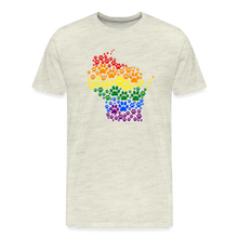 Load image into Gallery viewer, Pride Paws Classic Premium T-Shirt - heather oatmeal