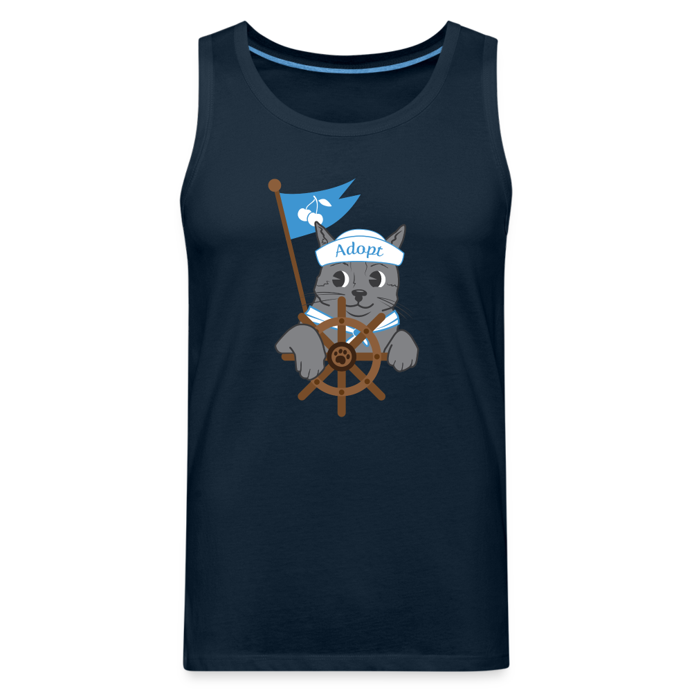 
                  
                    Door County Sailor Cat Classic Premium Tank - deep navy
                  
                