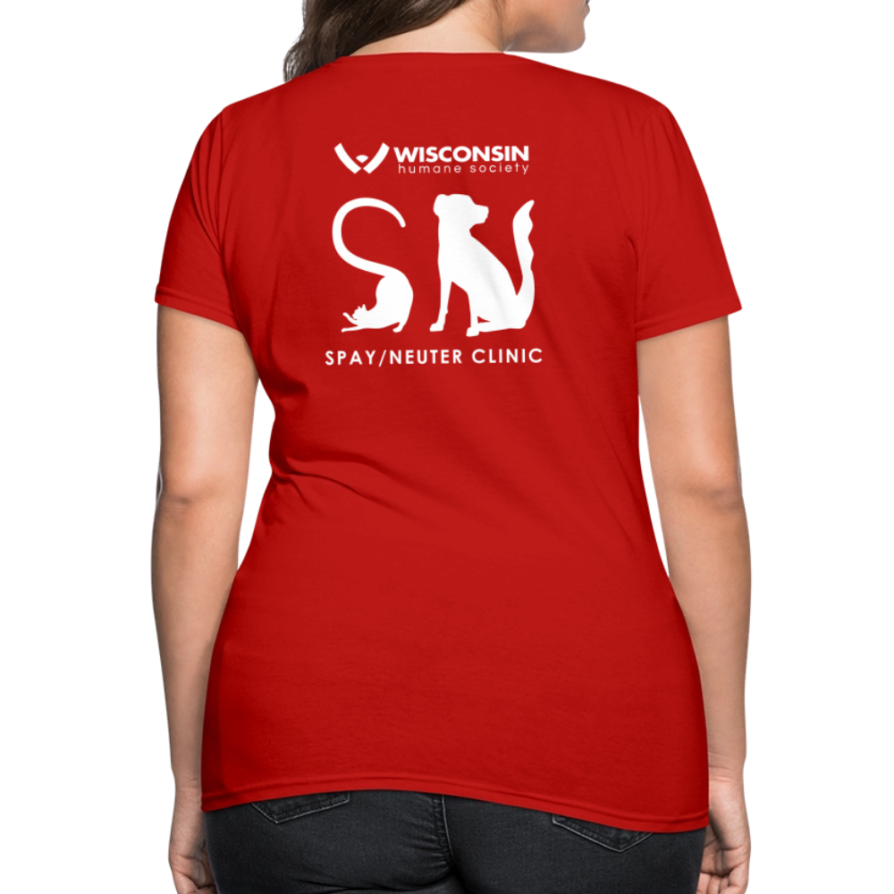 
                  
                    Spay/Neuter Clinic Contoured T-Shirt - red
                  
                