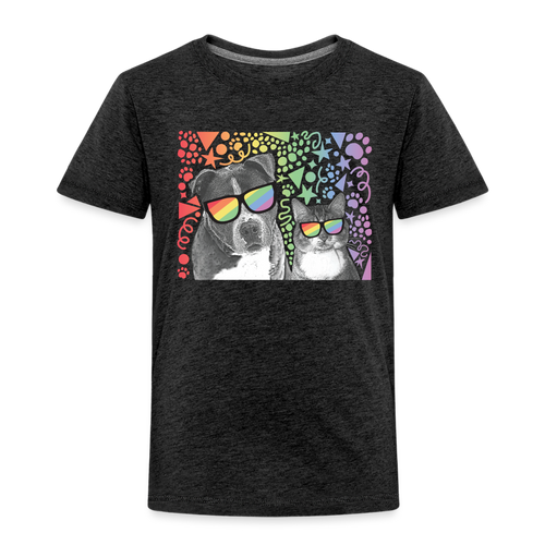 Pride Party Toddler Premium T-Shirt - charcoal grey