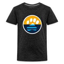 Load image into Gallery viewer, MKE Flag Paw Kids&#39; Premium T-Shirt - charcoal grey