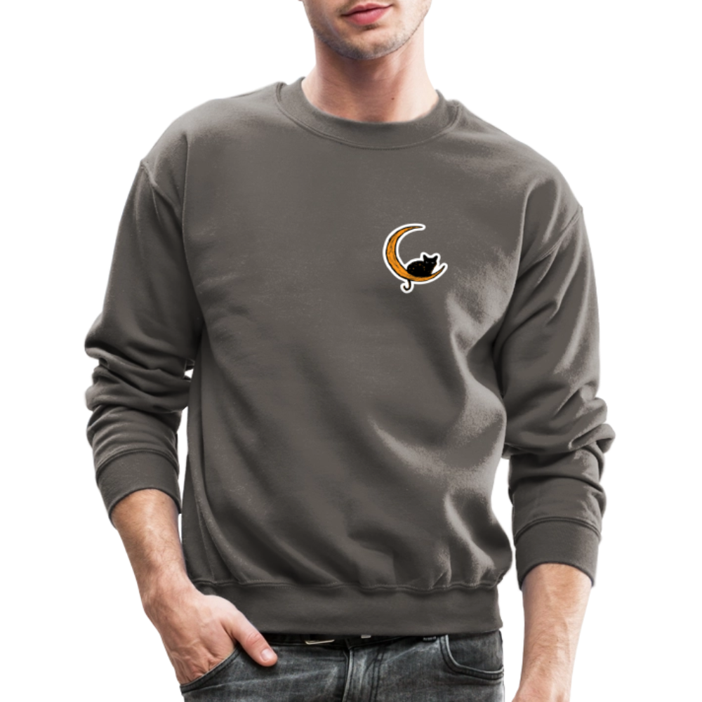 
                  
                    Moon Cat Crewneck Sweatshirt - asphalt gray
                  
                