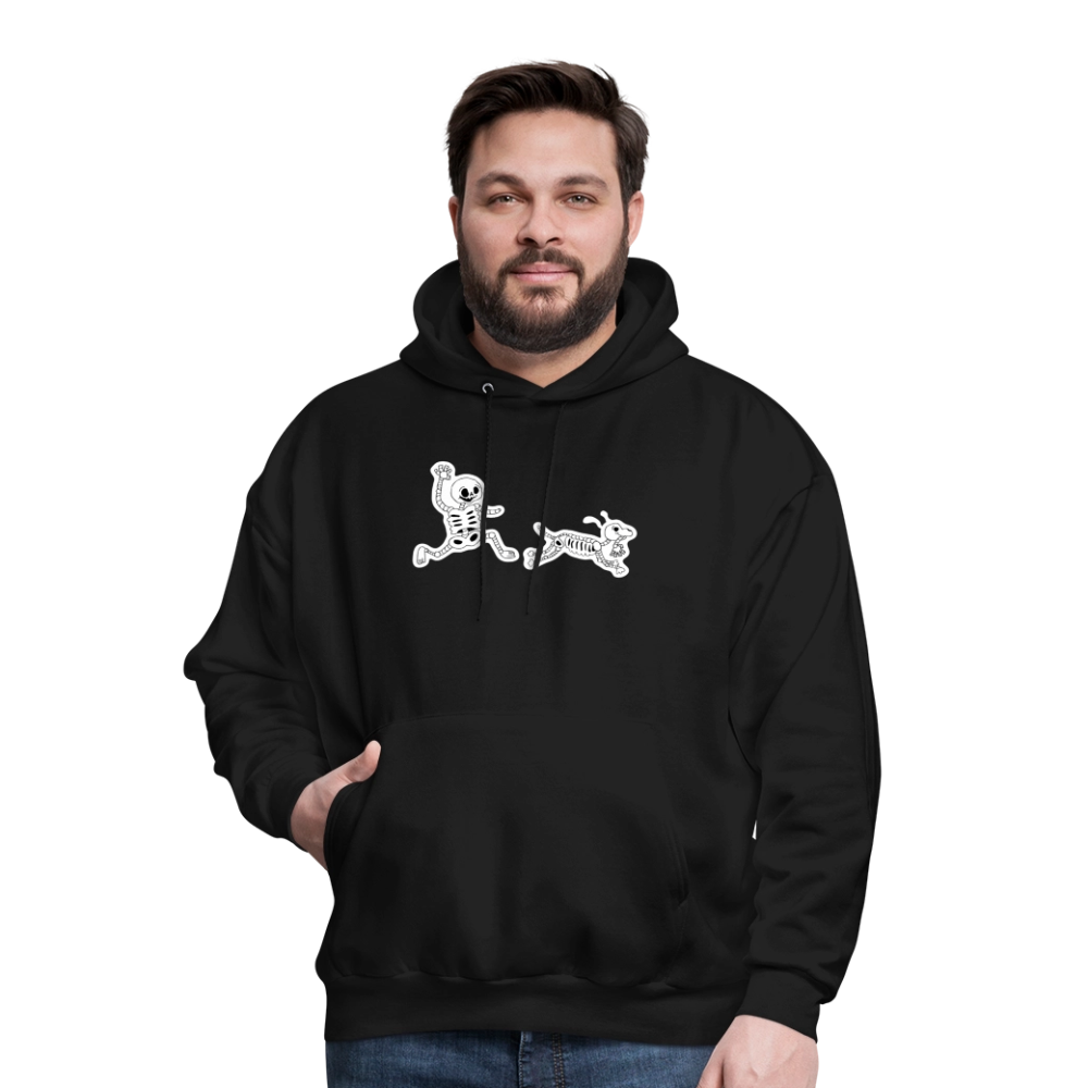Skeleton Friends Hoodie - black
