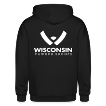 Load image into Gallery viewer, WHS Logo Heavy Blend Adult Zip Hoodie - black