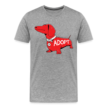 Load image into Gallery viewer, &quot;Big Red Dog&quot; Classic Premium T-Shirt - heather gray