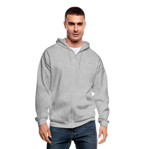 Pride Paws Gildan Heavy Blend Adult Zip Hoodie - heather gray