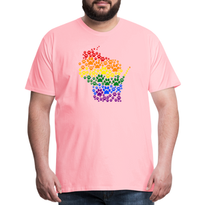 Pride Paws Classic Premium T-Shirt - pink