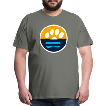 Load image into Gallery viewer, MKE Flag Paw Classic Premium T-Shirt - asphalt gray