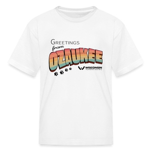 WHS "Greetings from Ozaukee" Kids' T-Shirt - white