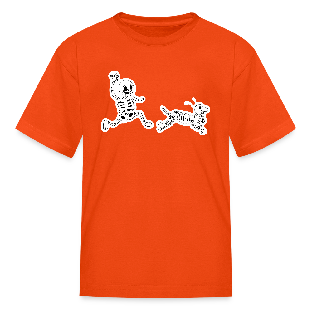 
                  
                    Skeleton Friends Kids' T-Shirt - orange
                  
                