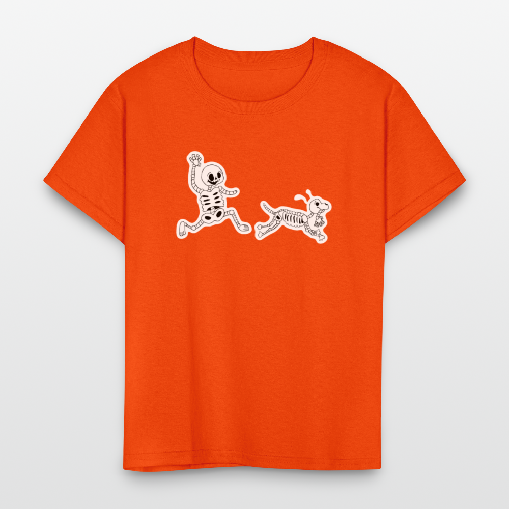 
                  
                    Skeleton Friends Kids' T-Shirt - orange
                  
                