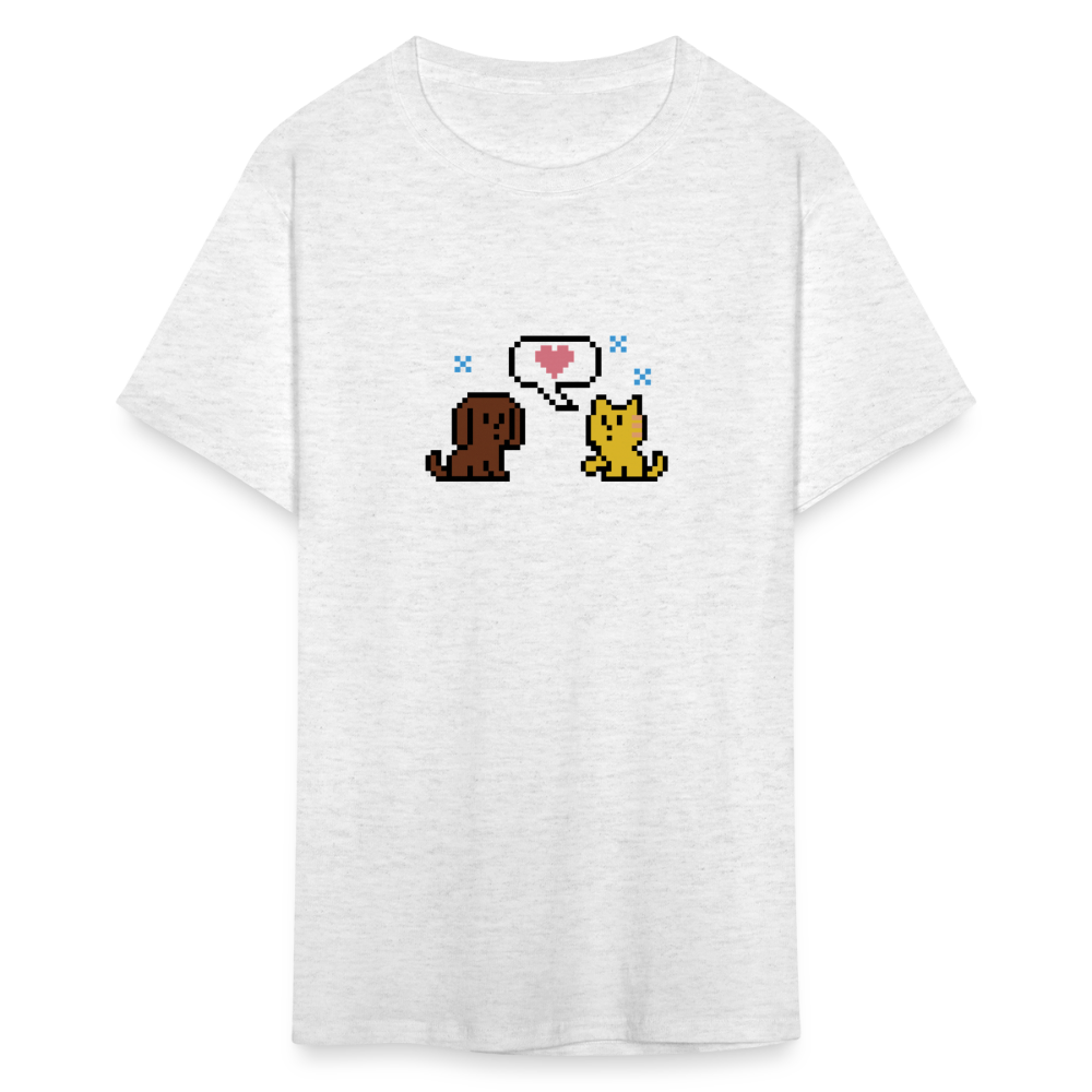 
                  
                    8-Bit Dog & Cat Classic T-Shirt - light heather gray
                  
                