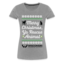 Load image into Gallery viewer, Ya Rescue Animal Contoured Premium T-Shirt - heather gray