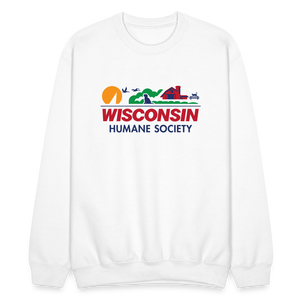 WHS License Plate Crewneck Sweatshirt - white