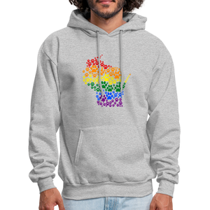 Pride Paws Classic Hoodie - heather gray