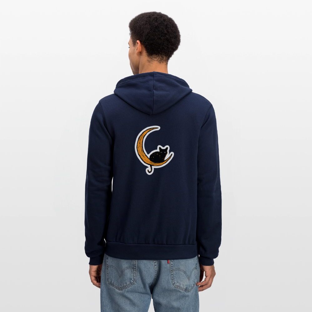 
                  
                    Moon Cat Bella + Canvas Unisex Full Zip Hoodie - navy
                  
                