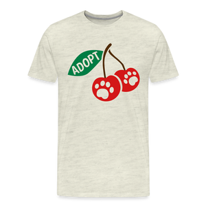 Door County Cherries Classic Premium T-Shirt - heather oatmeal