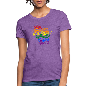 Pride Paws Classic T-Shirt - purple heather