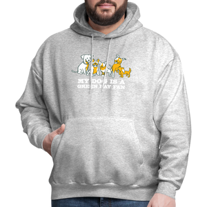 Dog is a GB Fan Classic Hoodie - heather gray