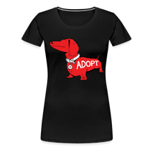 Load image into Gallery viewer, &quot;Big Red Dog&quot; Contoured Premium T-Shirt - black