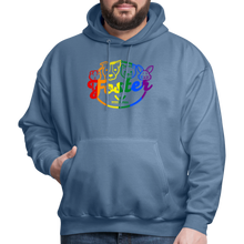 Load image into Gallery viewer, Foster Pride Hoodie - denim blue