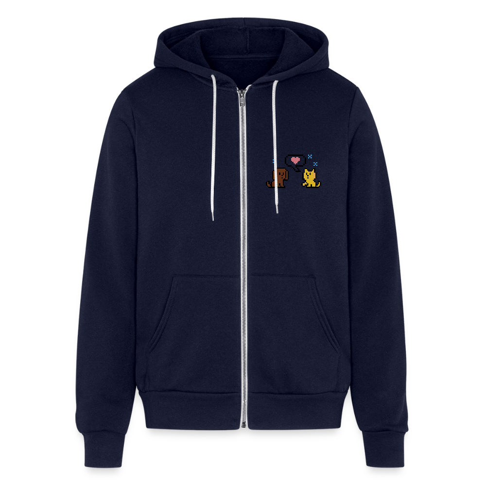 
                  
                    8-Bit Dog & Cat Bella + Canvas Unisex Full Zip Hoodie - navy
                  
                