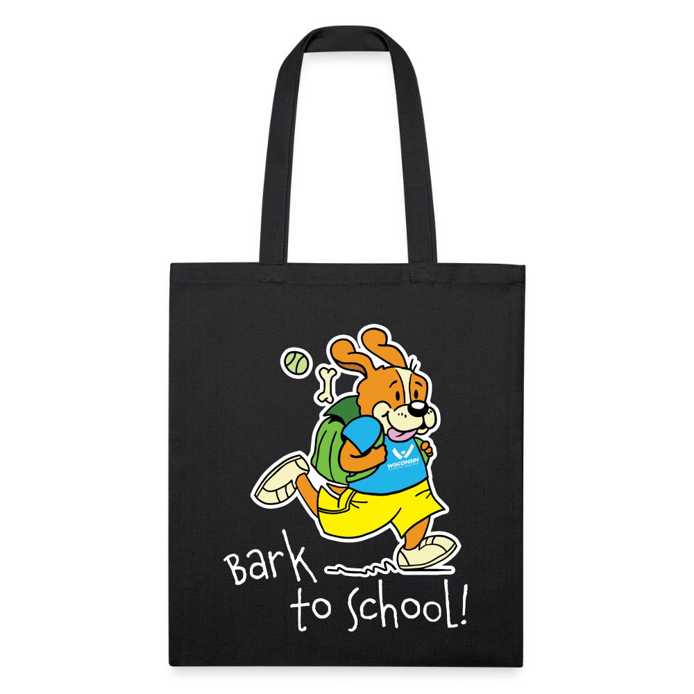 WHS Bark to School Recycled Tote Bag - black