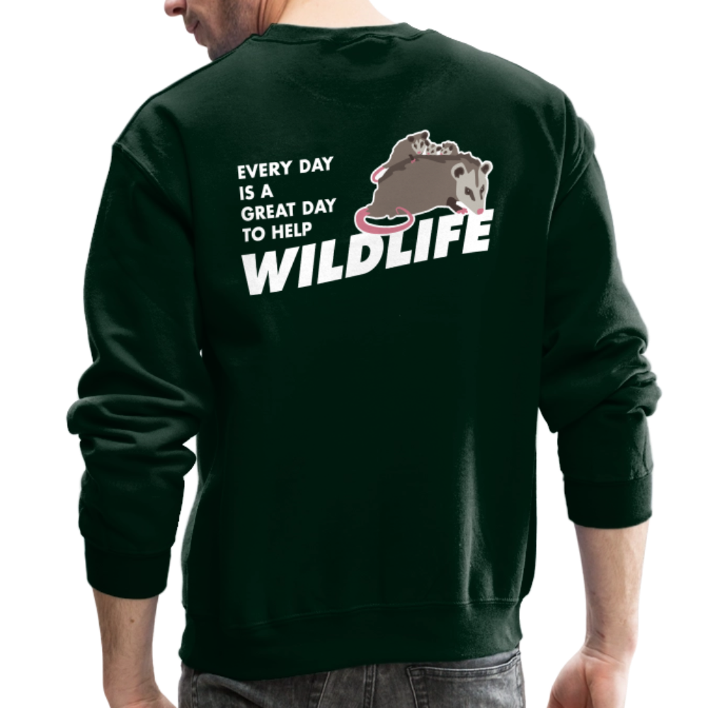 WHS Wildlife Crewneck Sweatshirt - forest green