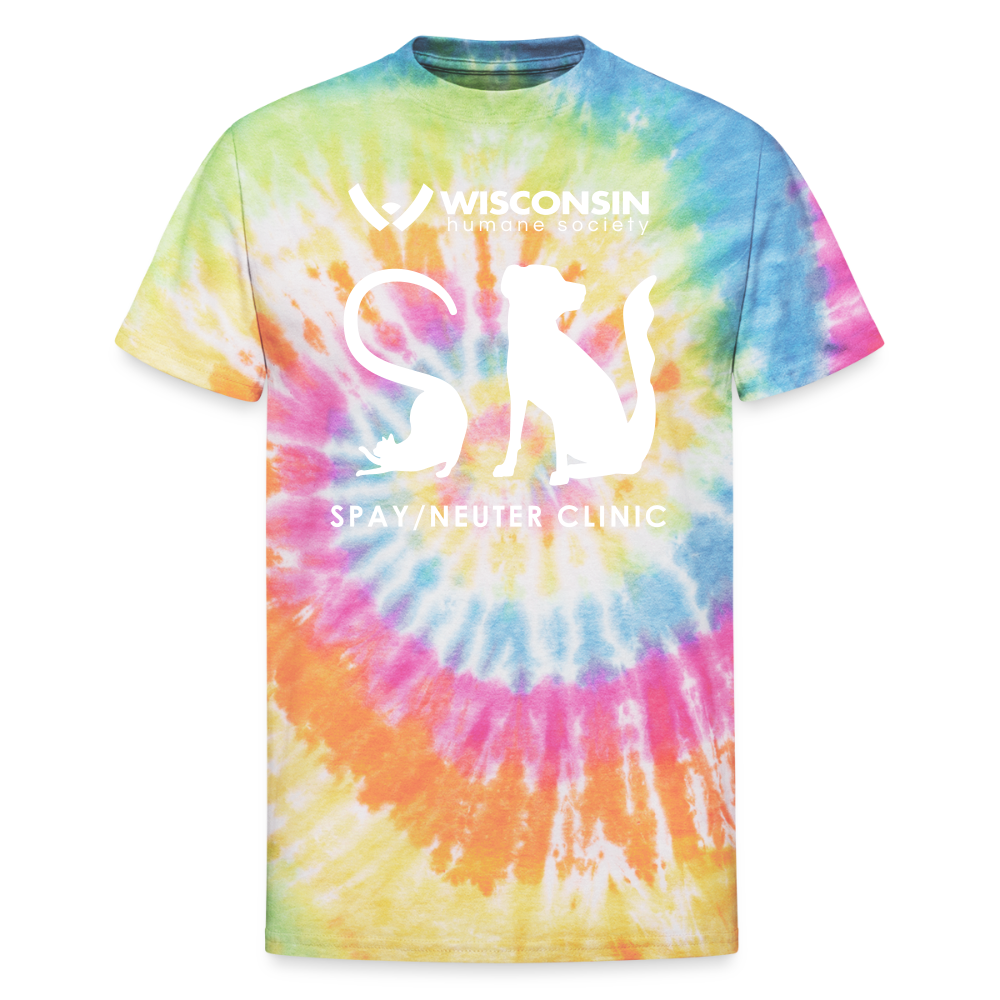 
                  
                    Spay/Neuter Clinic Tie Dye T-Shirt - rainbow
                  
                