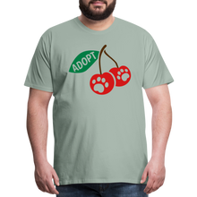 Load image into Gallery viewer, Door County Cherries Classic Premium T-Shirt - steel green