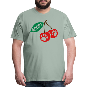 Door County Cherries Classic Premium T-Shirt - steel green