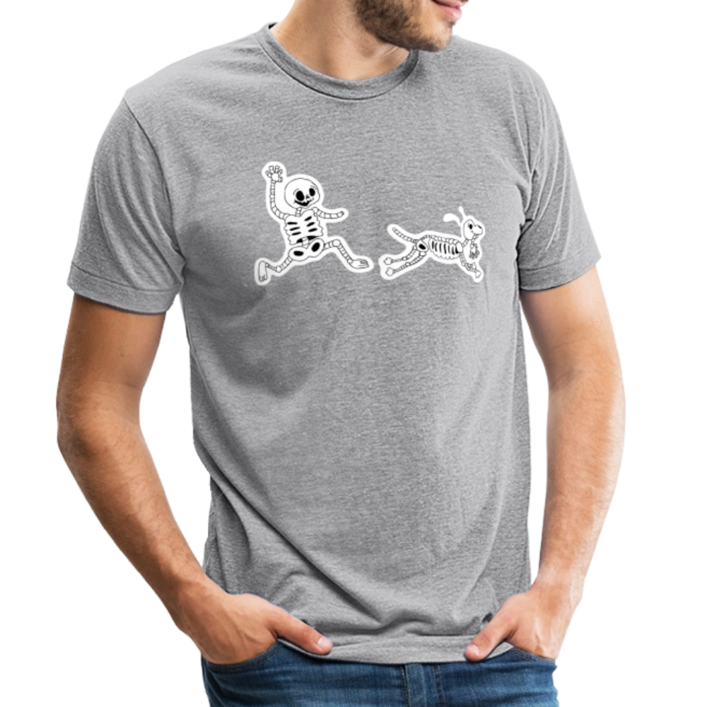 
                  
                    Skeleton Friends Unisex Tri-Blend T-Shirt - heather grey
                  
                