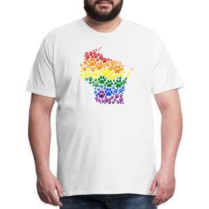 Pride Paws Classic Premium T-Shirt - white