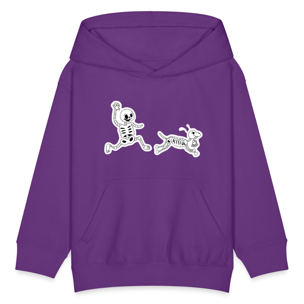 
                  
                    Skeleton Friends Kids' Hoodie - purple
                  
                
