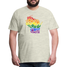 Load image into Gallery viewer, Pride Paws Classic Premium T-Shirt - heather oatmeal