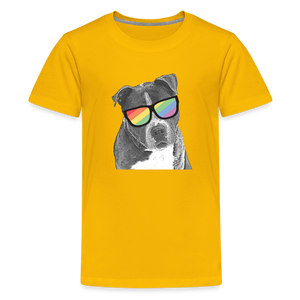 Pride Dog Kids' Premium T-Shirt - sun yellow