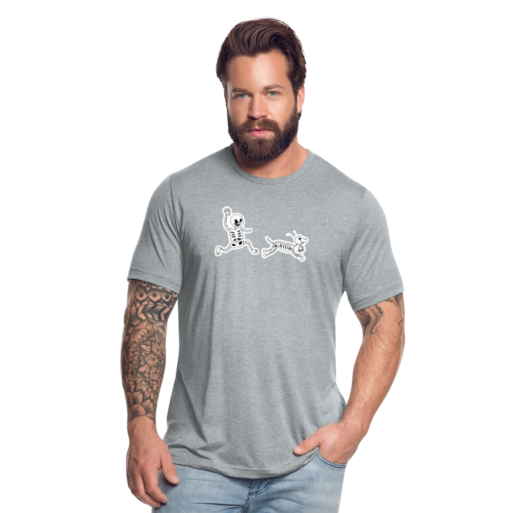 
                  
                    Skeleton Friends Unisex Tri-Blend T-Shirt - heather grey
                  
                