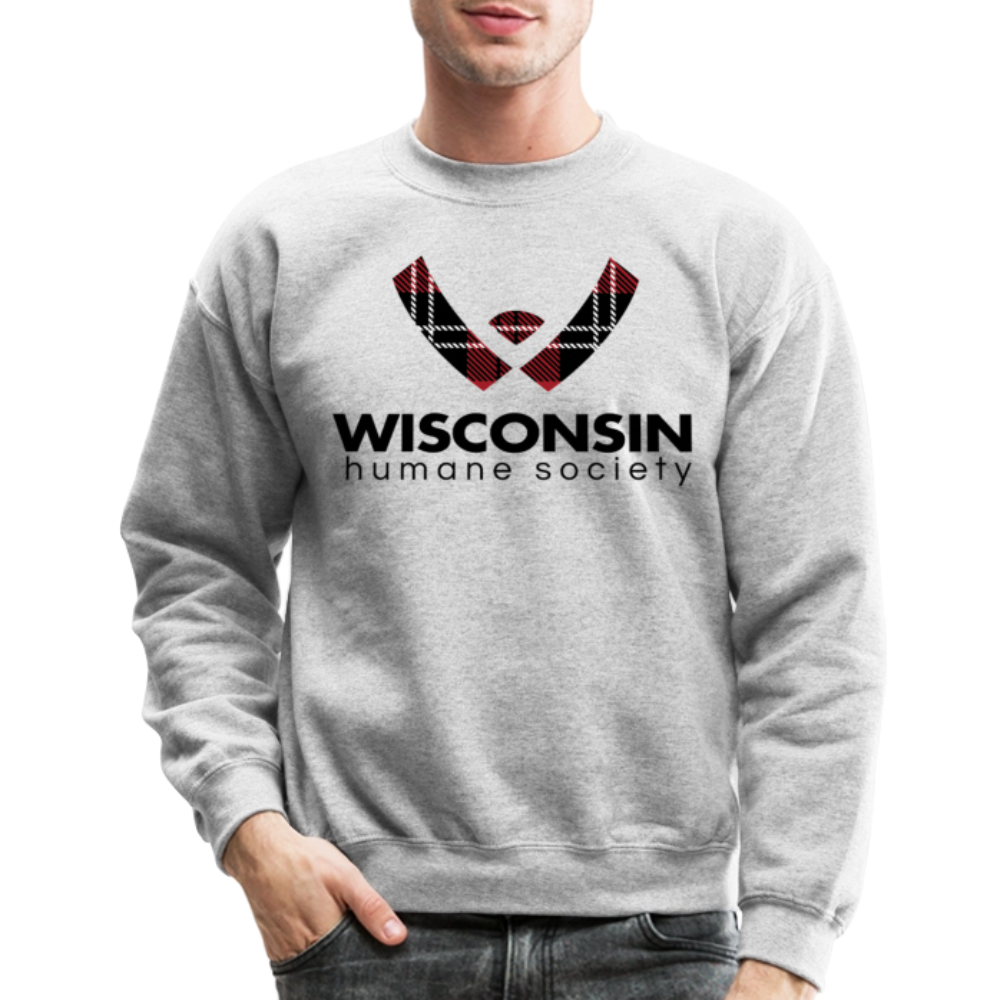 
                  
                    WHS Plaid Logo Crewneck Sweatshirt - heather gray
                  
                