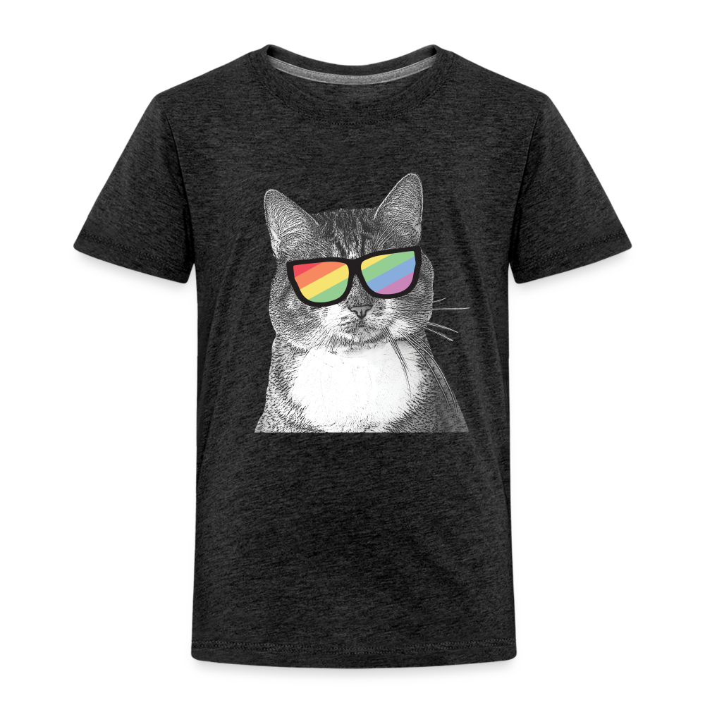 
                  
                    Pride Cat Toddler Premium T-Shirt - charcoal grey
                  
                