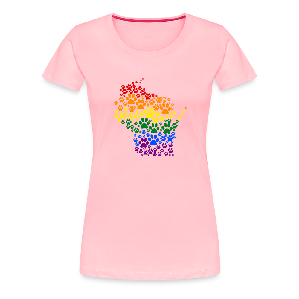 
                  
                    Pride Paws Contoured Premium T-Shirt - pink
                  
                