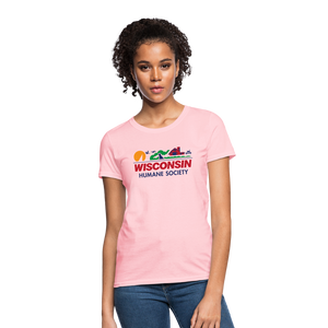 WHS License Plate Contoured T-Shirt - pink