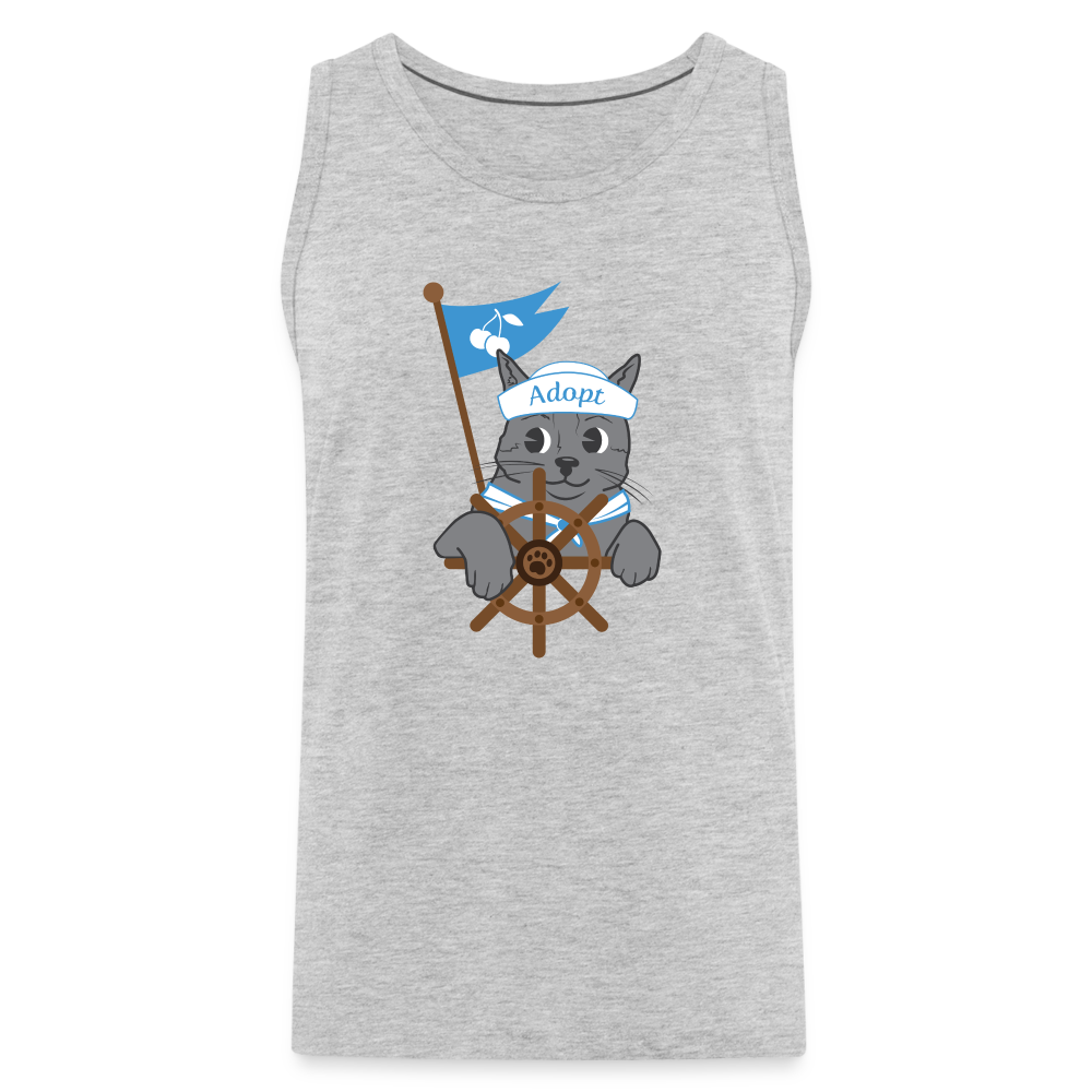 
                  
                    Door County Sailor Cat Classic Premium Tank - heather gray
                  
                