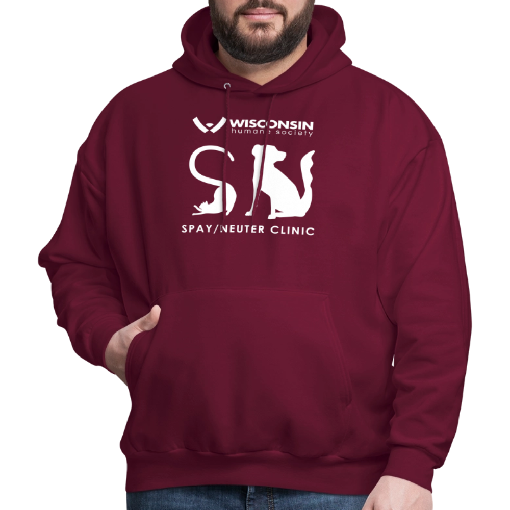 
                  
                    Spay/Neuter Clinic Hoodie - burgundy
                  
                