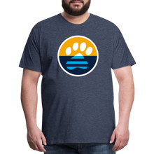 Load image into Gallery viewer, MKE Flag Paw Classic Premium T-Shirt - heather blue