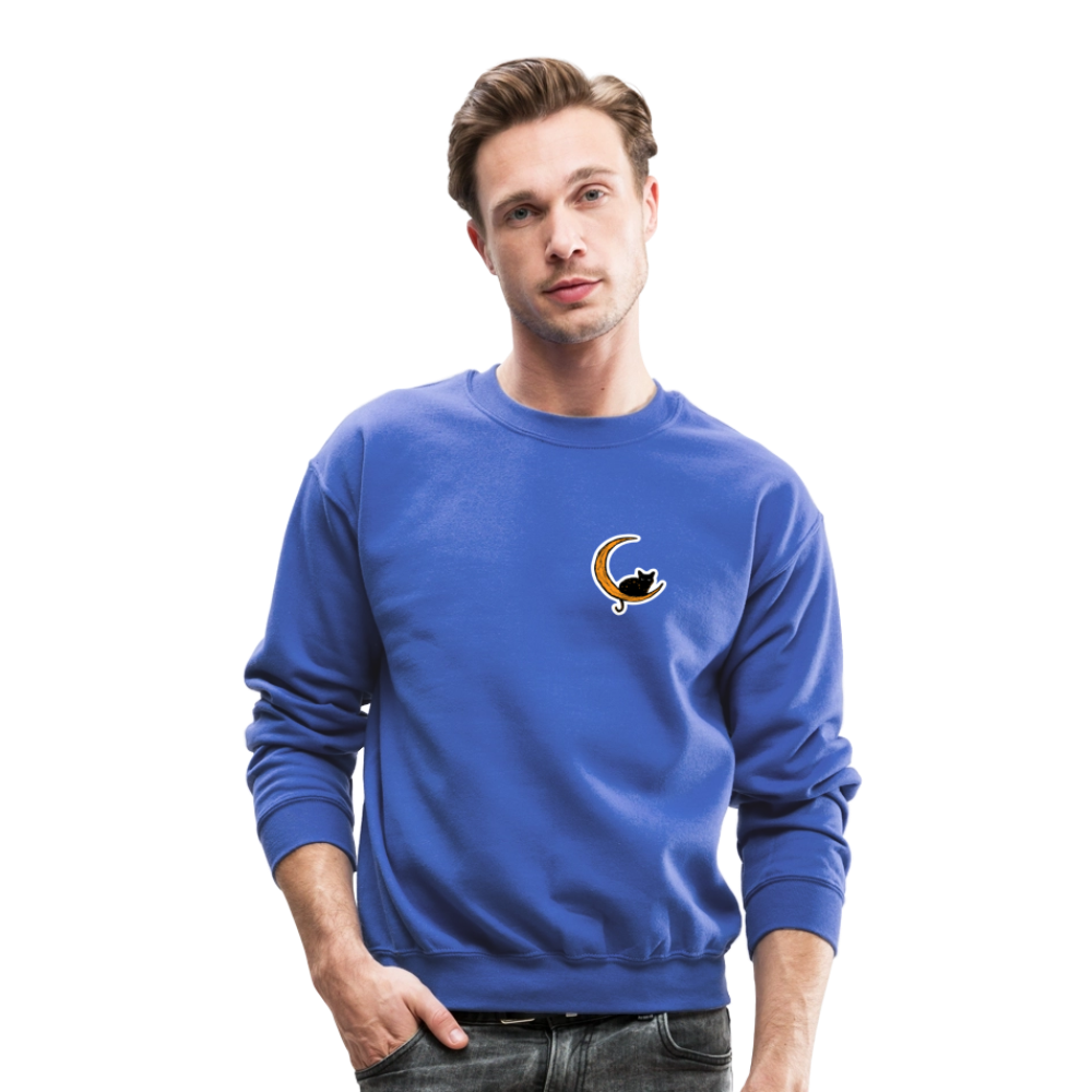 
                  
                    Moon Cat Crewneck Sweatshirt - royal blue
                  
                