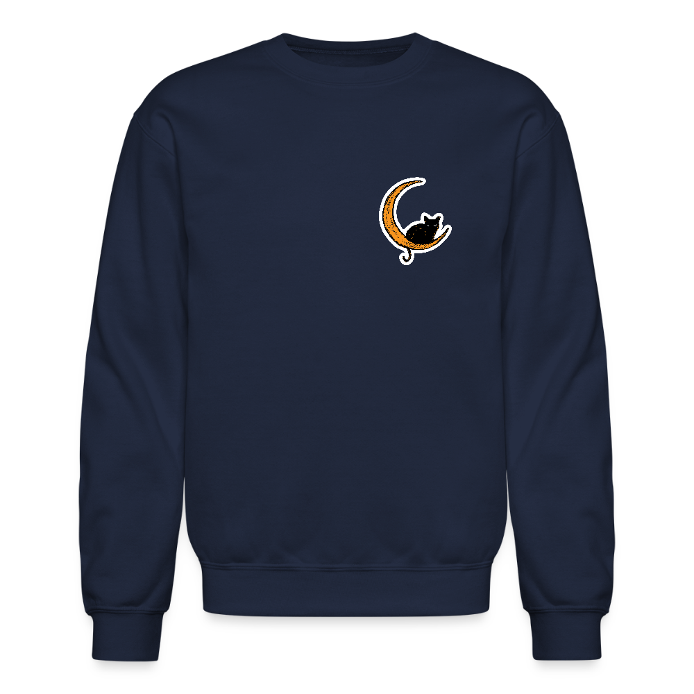 
                  
                    Moon Cat Crewneck Sweatshirt - navy
                  
                