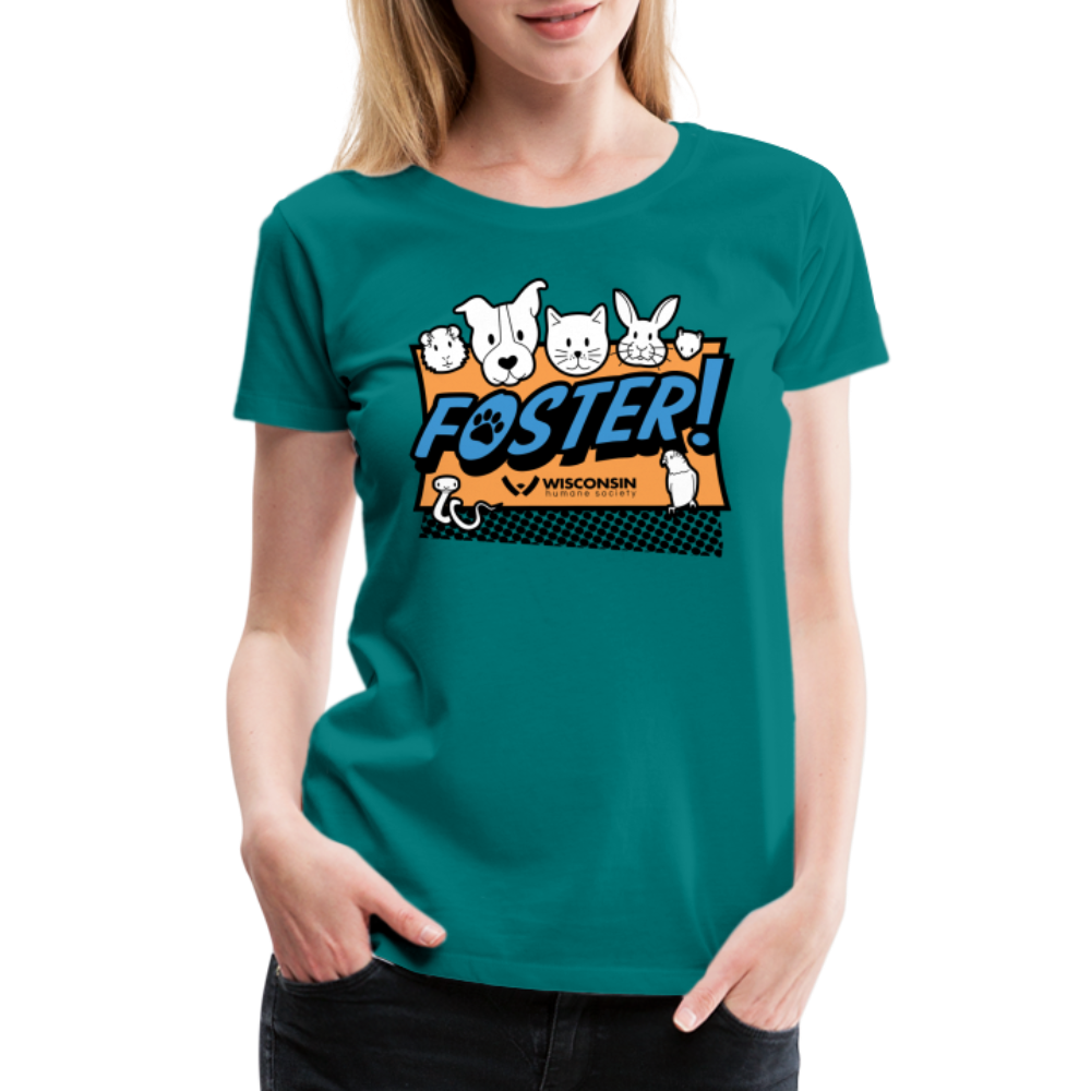 
                  
                    Foster Logo Contoured Premium T-Shirt - teal
                  
                