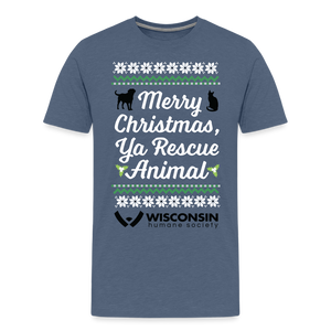 Ya Rescue Animal Classic Premium T-Shirt - heather blue