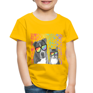 Pride Party Toddler Premium T-Shirt - sun yellow