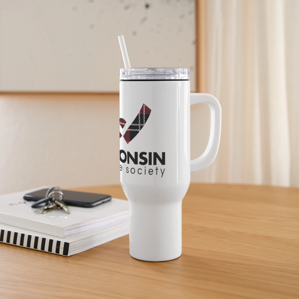 
                  
                    WHS Plaid Logo 40 oz Travel Tumbler - white
                  
                